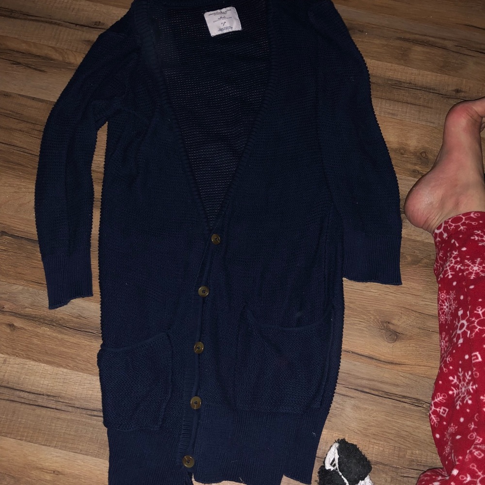Navy sweater